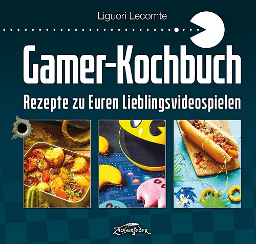Cover des Gamer-Kochbuchs vom Verlag Zauberfeder