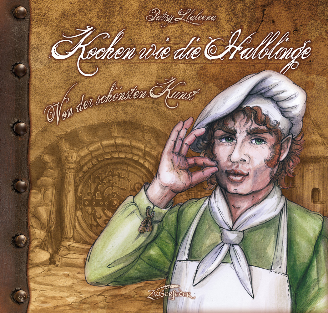 Cover des Kochbuchs "Kochen wie die Halblinge" vom Verlag Zauberfeder