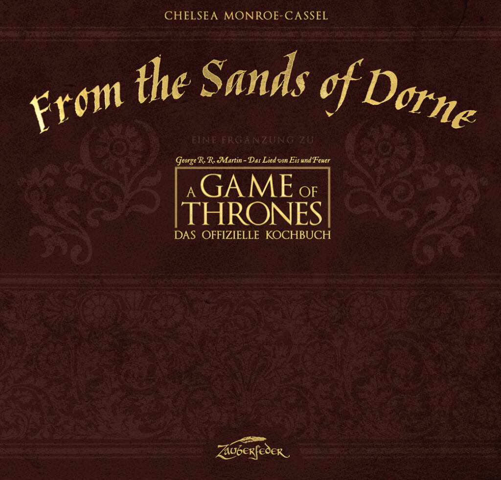 Braunes Cover von From the Sands of Dorne, einem Zusatzband zum offiziellen Kochbuch zu Game of Thrones