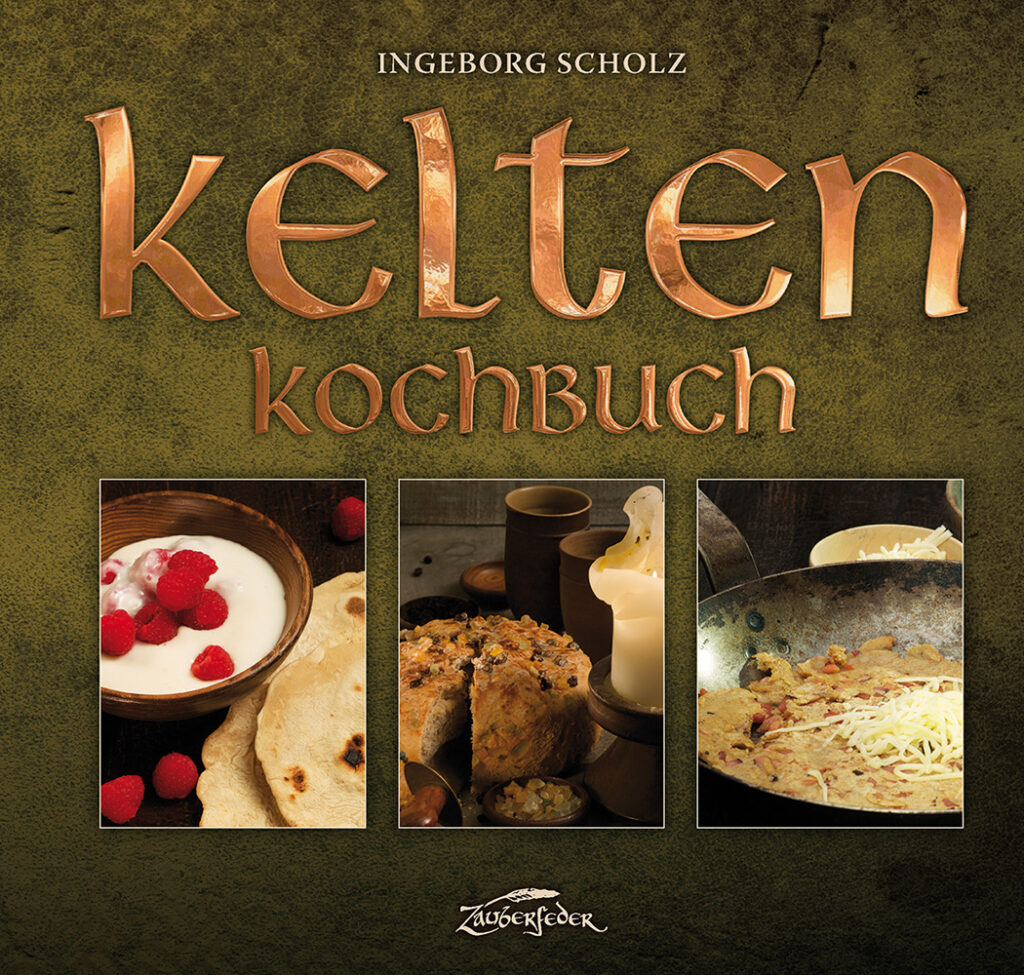 Cover des Kelten-Kochbuchs vom Verlag Zauberfeder